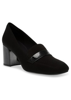Anne Klein Women's Tarin Dress Loafers - Black Stretch