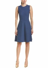 Anne Klein Women's Textured FIT and Flare Sweater DRES  L
