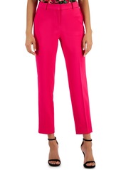 Anne Klein Women's The Grace Straight-Leg Ankle Pants - Amaranth