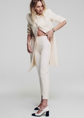 Anne Klein Women's Tweed Audrey Hepburn Topper Jacket - Anne White