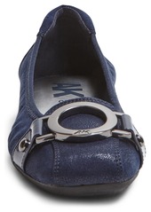 Anne Klein Women's Umeko Snip Toe Ballet Flats - DK Navy MUL FB