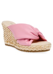 Anne Klein Women's Weslie Espadrille Wedge Sandals - Pink