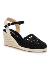 Anne Klein Women's Zida Woven Espadrille Wedges - Natural Woven