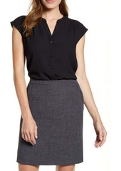 Women's Anne Klein Sleeveless Button-Up Blouse