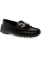 Anne Klein CHRYSTIE Womens Faux Leather Driving Moccasins Moccasins