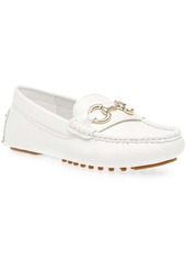 Anne Klein CHRYSTIE Womens Faux Leather Driving Moccasins Moccasins