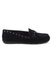 Anne Klein Ofeena Studded Leather Loafers
