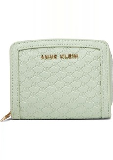 Anne Klein Small Curved Embossed Logo Wallet