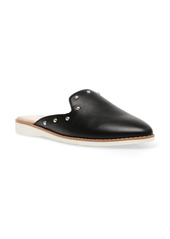 Anne Klein Selina Mule in Black Leather at Nordstrom