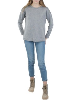 Anne Klein Womens Threaded Metallic Pullover Sweater