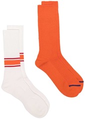 Anonymous Ism pack of two ribbed socks set