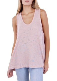 Anthropologie Womens Distressed Sleeveless Top