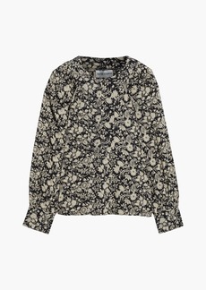 Antik Batik - Amel floral-print cotton-gauze blouse - Black - FR 36