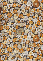 Antik Batik - Colline floral-print crepe de chine blouse - Black - FR 38