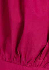 Antik Batik - Kira gathered cotton-poplin mini dress - Pink - FR 36