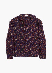 Antik Batik - Paoli floral-print cotton blouse - Purple - FR 36