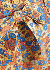Antik Batik - Floral-print cotton-poplin shorts - Purple - FR 40