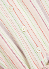 Antik Batik - Raphaelle striped cotton-gauze midi dress - Pink - FR 38