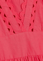 Antik Batik - Roda tiered cotton-poplin maxi dress - Orange - FR 40