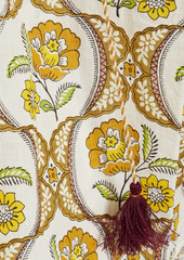 Antik Batik - Tanissa printed cotton-voile blouse - Yellow - FR 38