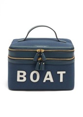 Anya Hindmarch - Boat Recycled-canvas Vanity Case - Womens - Navy
