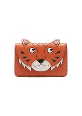 Anya Hindmarch - Tiger Leather Cardholder - Womens - Orange