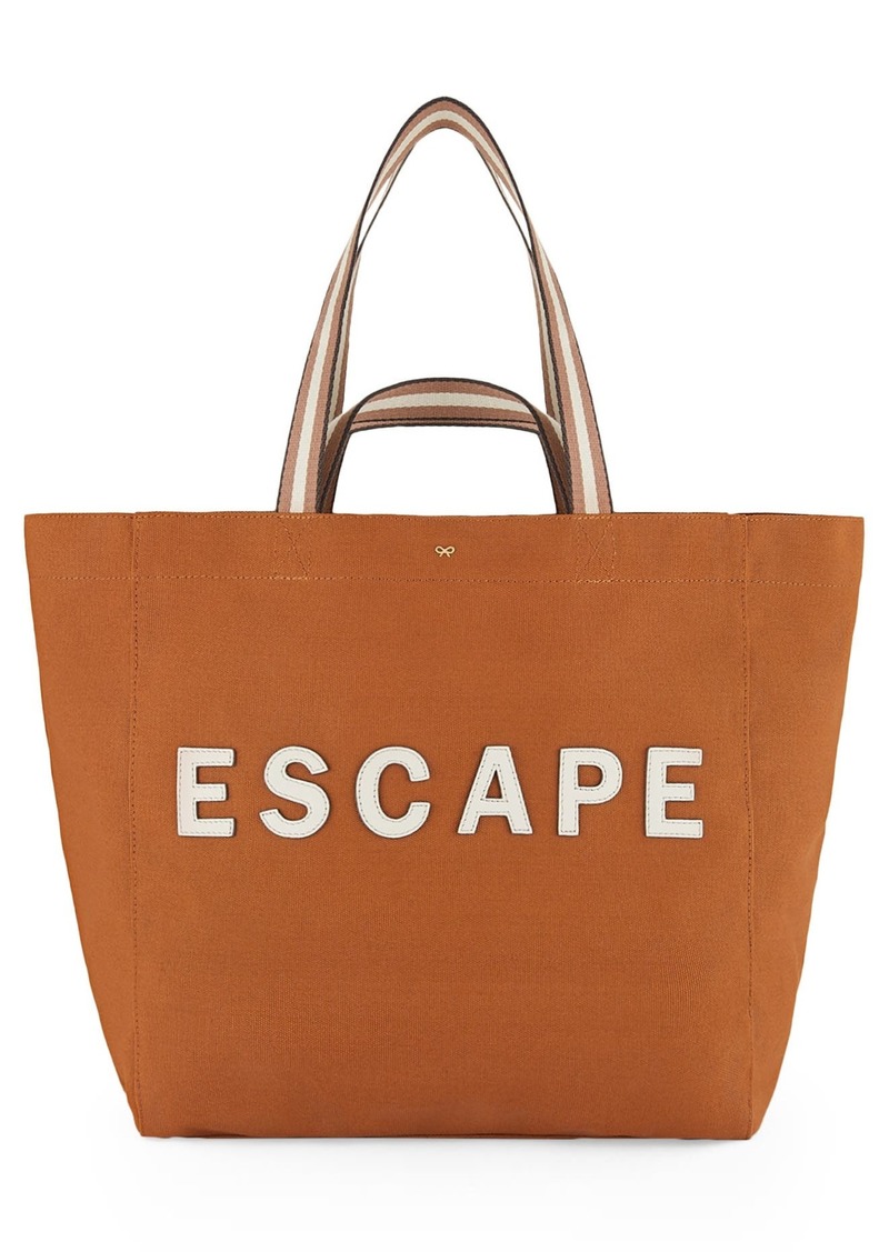 Anya Hindmarch Household Escape Canvas Tote in Tan at Nordstrom