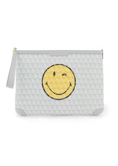 Anya hindmarch i am a plastic bag eyes pochette