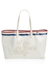 Anya Hindmarch I Am a Plastic Bag Tennis Tote in Chalk at Nordstrom