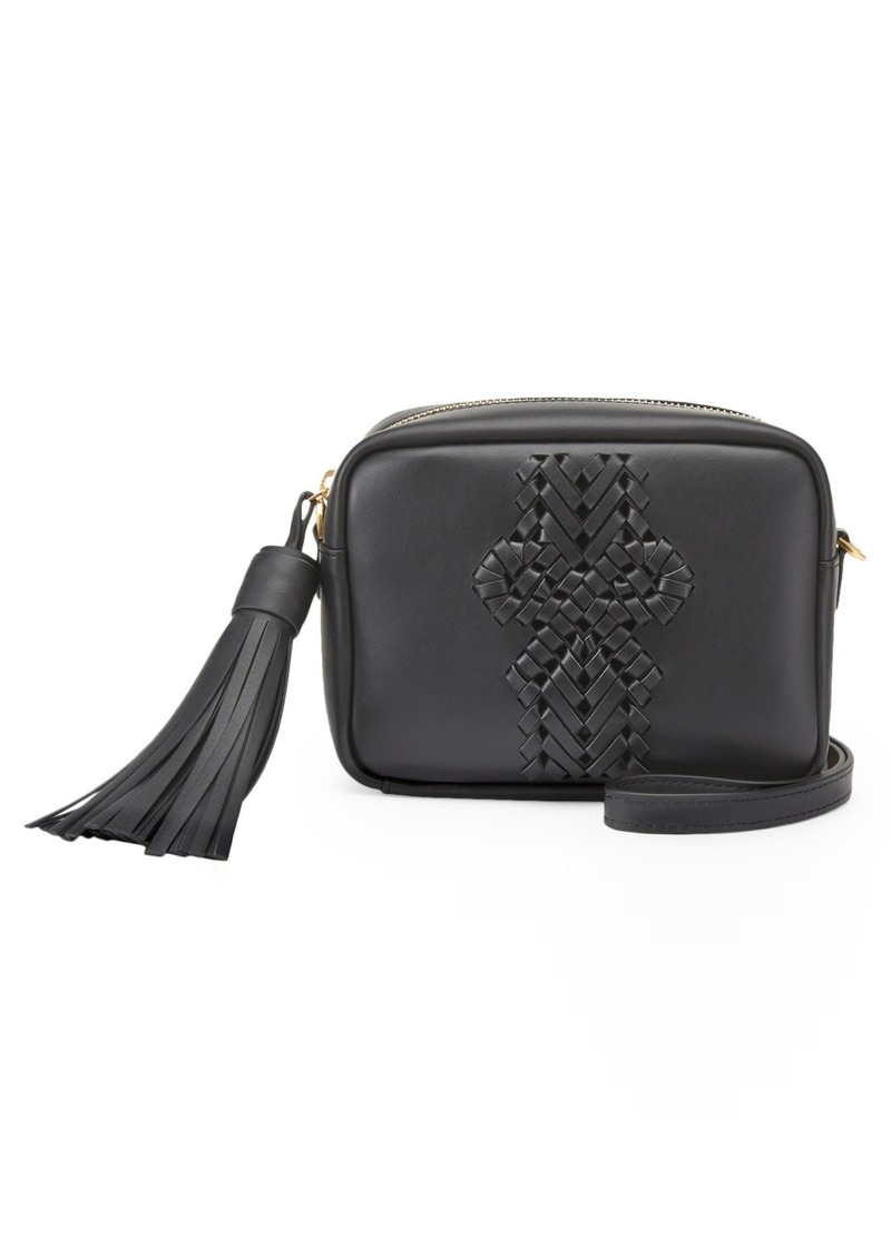 Anya Hindmarch The Neeson Tassel Leather Crossbody in Black at Nordstrom