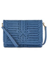 Anya Hindmarch The Neeson Woven Leather Crossbody Bag in Periwinkle at Nordstrom