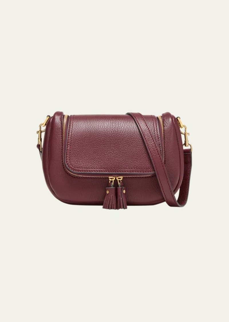 Anya Hindmarch Vera Small Zip Leather Crossbody Bag