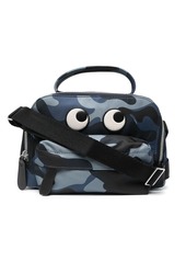 Anya Hindmarch camouflage-print eyes-motif satchel bag
