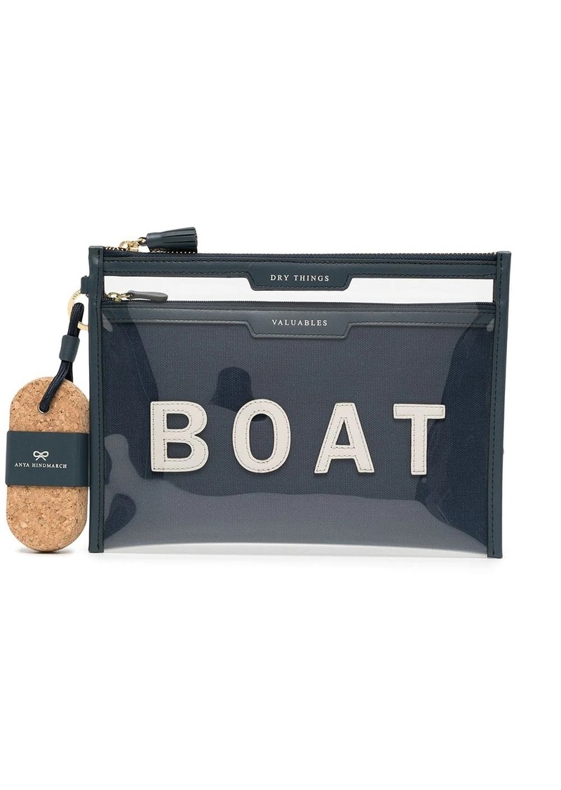 Anya Hindmarch Dry Things Boat clutch bag