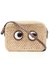 Anya Hindmarch eyes-appliqué woven crossbody bag