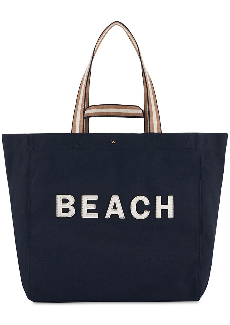 Anya Hindmarch Household Beach Recycled Canvas Tote Bag