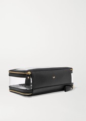 Anya Hindmarch In-flight Leather-trimmed Pvc Cosmetics Case