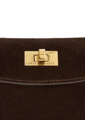 Anya Hindmarch Mini Waverley Suede Shoulder Bag