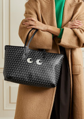 Anya Hindmarch Net Sustain I Am A Plastic Bag Eyes Large Leather-trimmed Printed Recycled Coated-canvas Tote