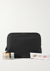 Anya Hindmarch Net Sustain Lotions And Potions Leather-trimmed Shell Cosmetics Case