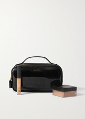 Anya Hindmarch Net Sustain Nails Kit Embossed Leather-trimmed Recycled Nylon And Pvc Cosmetics Case