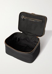Anya Hindmarch Net Sustain Vanity Kit Textured Leather-trimmed Recycled Nylon Cosmetics Case