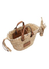 Anya Hindmarch Sm Donkey Seagrass Top Handle Bag