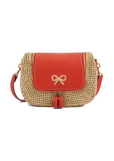 Anya Hindmarch Small Vere Soft Satchel In Flame Red Capra Leather