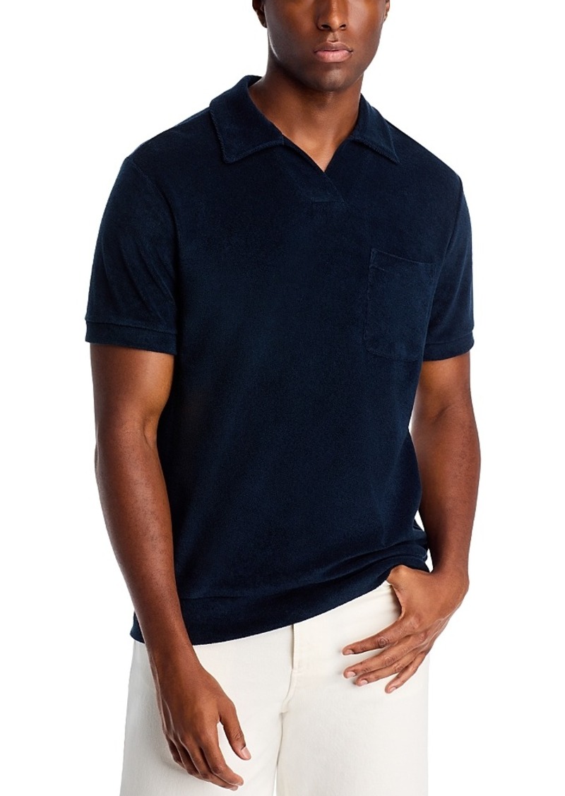 A.P.C. A. p.c. Augustino Regular Fit Terry Polo Shirt