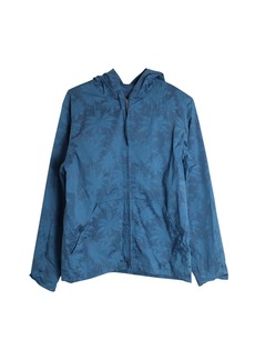 A.P.C. A. P.C. Bill Printed Hooded Jacket in Blue Cotton