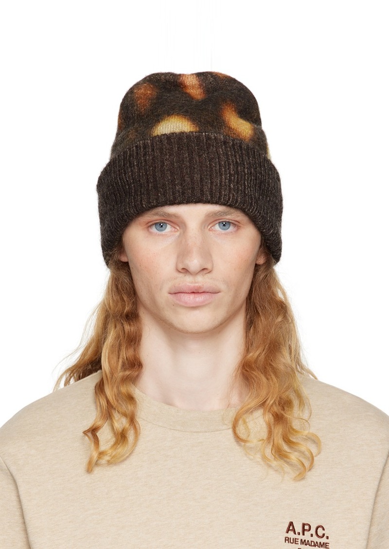 A.P.C. A. P.C. Brown Tame Impala Edition Tail Beanie