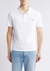 A.P.C. A. P.C. Embroidered Logo Cotton Polo