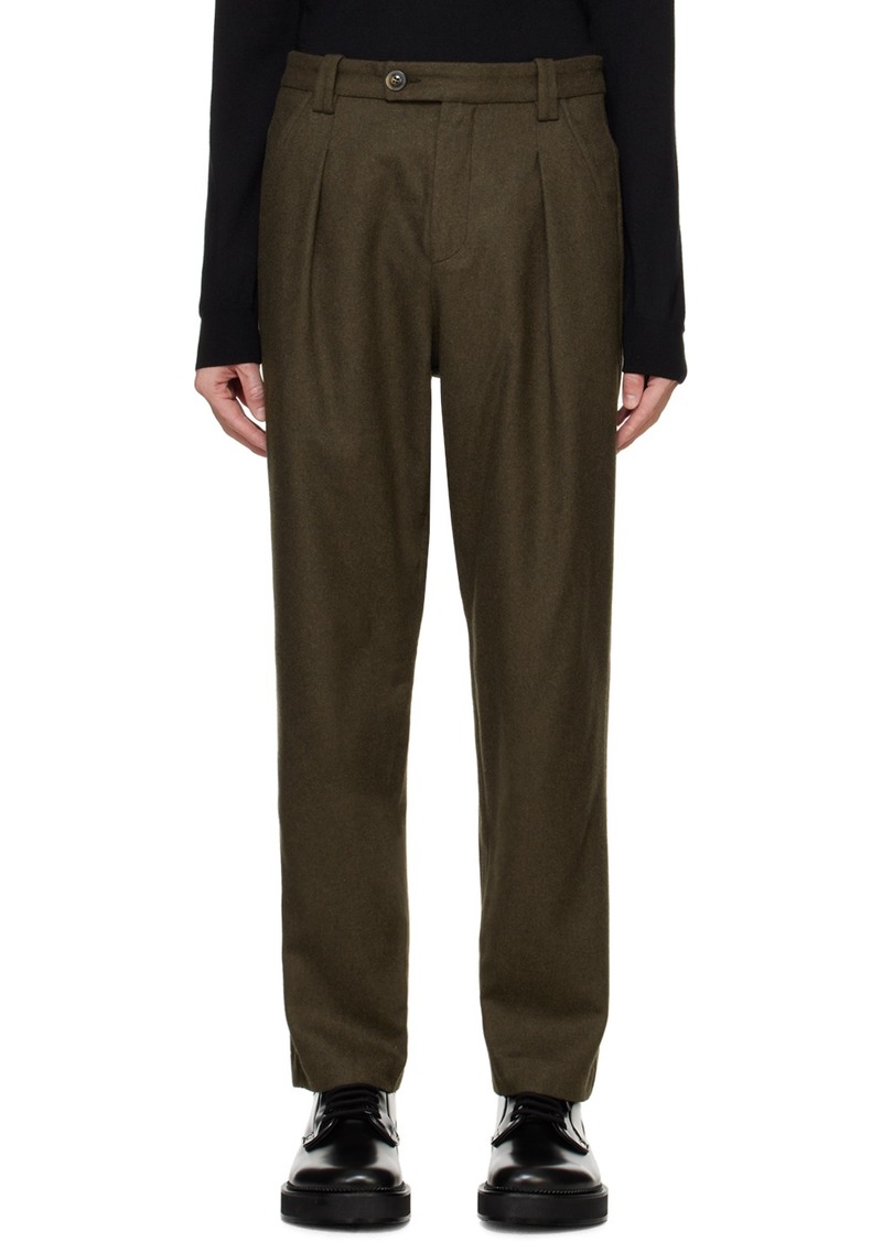 A.P.C. A. P.C. Khaki Renato Trousers