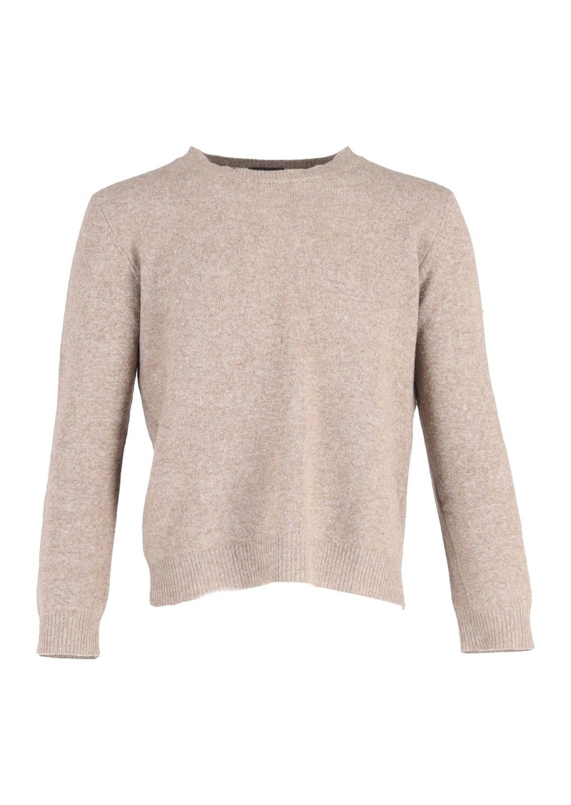 A.P.C. A. P.C. Knitted Sweater in Beige Wool